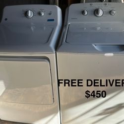 GE WASHER AND DRYER $450 (Free Delivery)