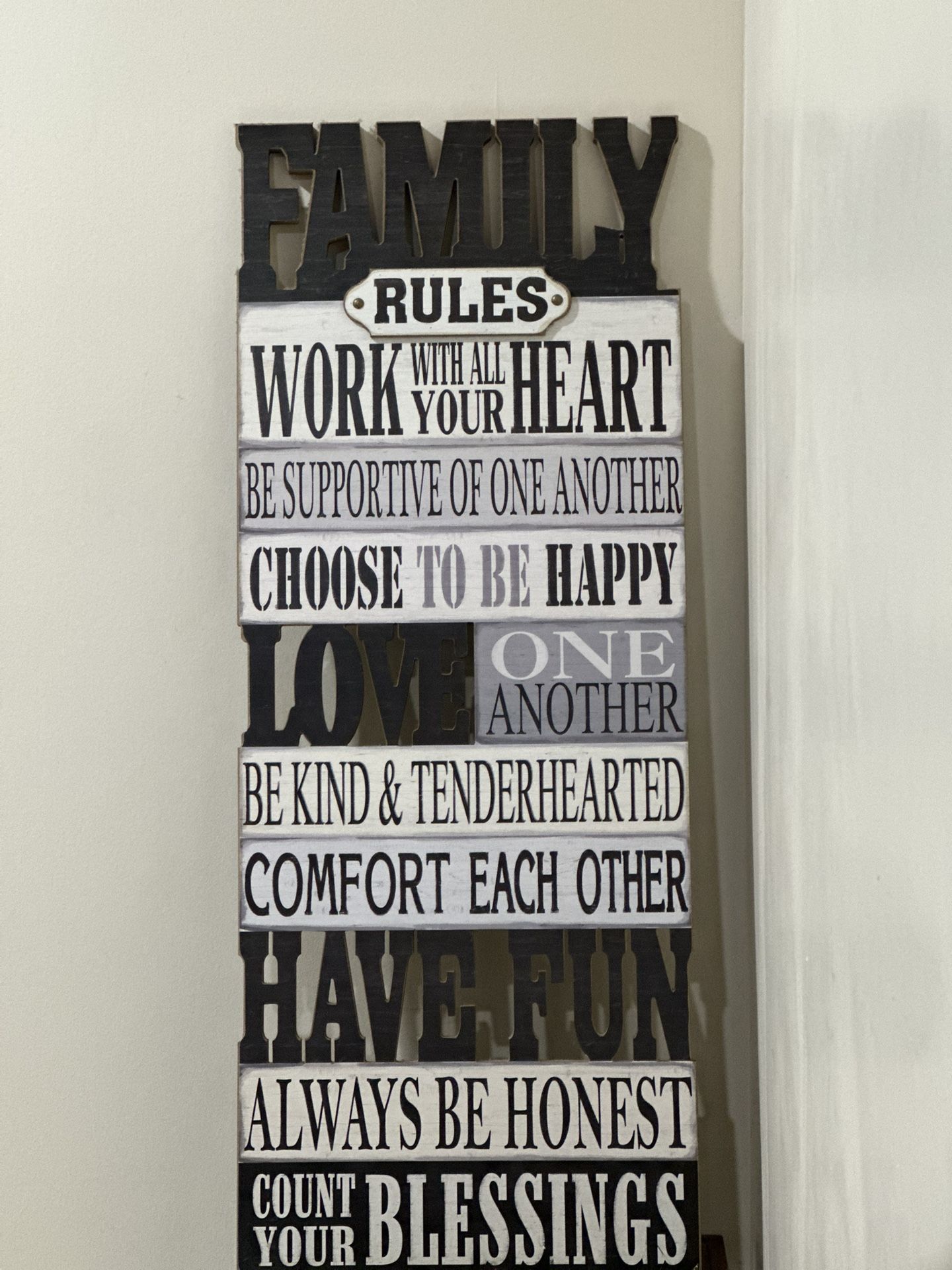 Family Wall Decor Sign