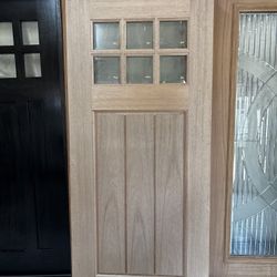 Wood Craftsman 6-Lite 36" x 80" Door Slab