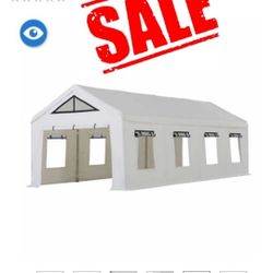 Sunjoy 30' x 12' White Outdoor Canopy Party Tent $850