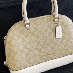 Coach Handbag Tan Color
