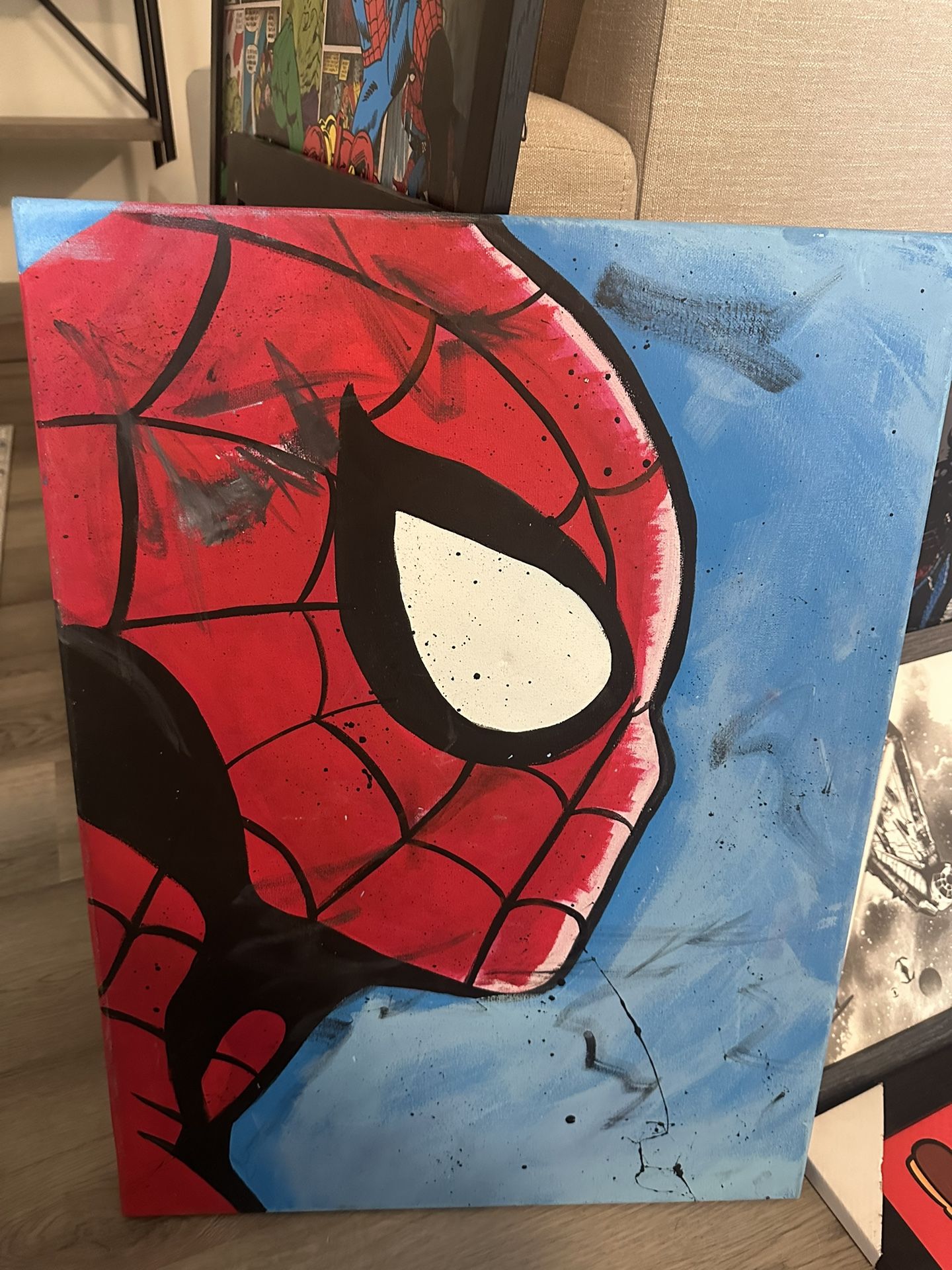 Spider-Man Canvas Poster Medium Size
