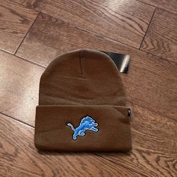 PRICE IS FIRM Detroit Lions beanie Carhartt x 47’ collaboration