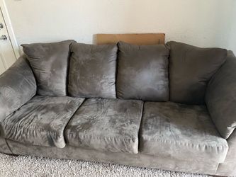 Dark Chocolate Sofa and Loveseat