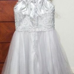 Anny Lee silver party dress, Medium size