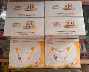 Pokemon 30th Celebration ETBs