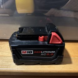 Milwaukee M18 5.0AH Battery Brand New 