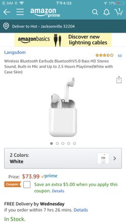 Brand new Wireless Bluetooth Earbuds