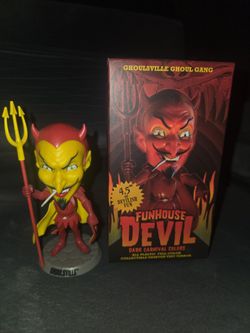 Tiny Terror Devil Yellow figure collectable  ghouls