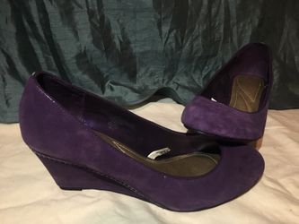 Purple shoes