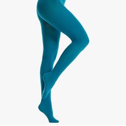 Blue/teal Tights Semi Opaque 