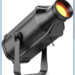 100W Profile Stage Spotlights RGB 3in1 Pinspot Lights 25° Beam Angle 3200K-5600K COB LED Uplights DMX512 Disco DJ Lights for Show