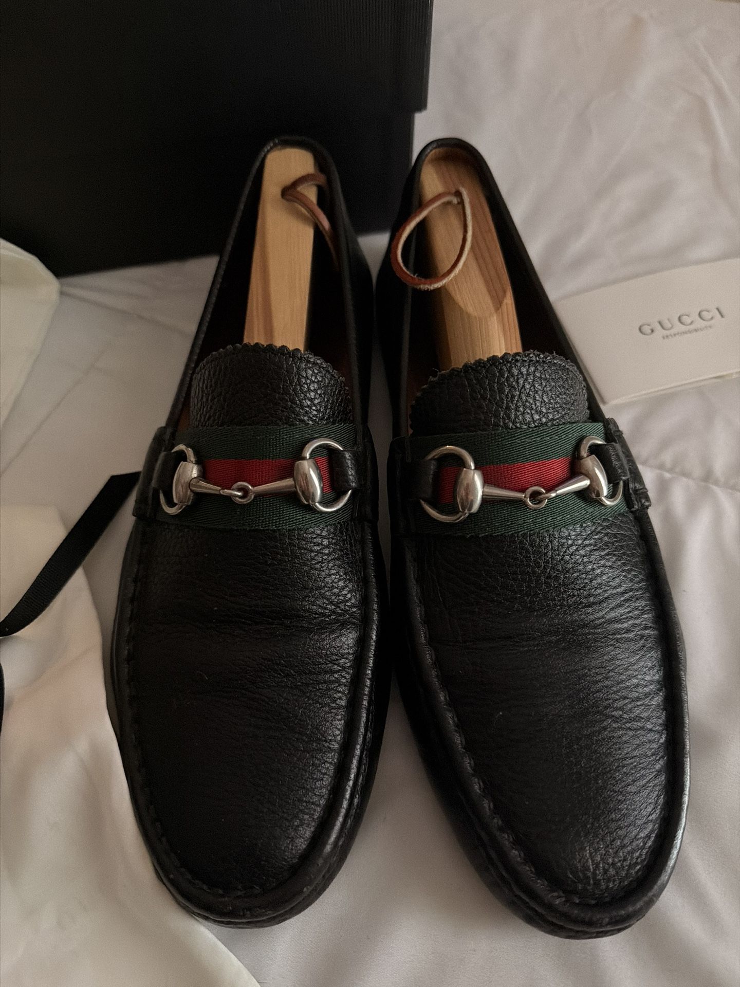 ORIGINAL GUCCI LEATHER LOAFERS MEN