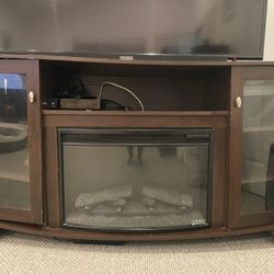 Tv Stand With Fireplace