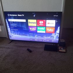 Westinghouse 55 Inch Smart TV good condition With Remote 