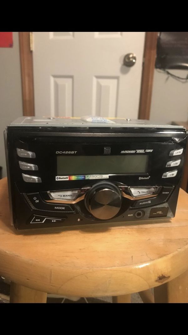 Car Radio Dual AM FM CD Bluetooth MP3 USB Radio Receiver DC426BT LKQ