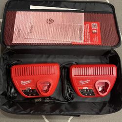Milwaukee M12 LI-ON BATTERY CHARGERS 