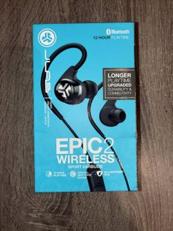 JLab Epic2 Wireless Earbuds
