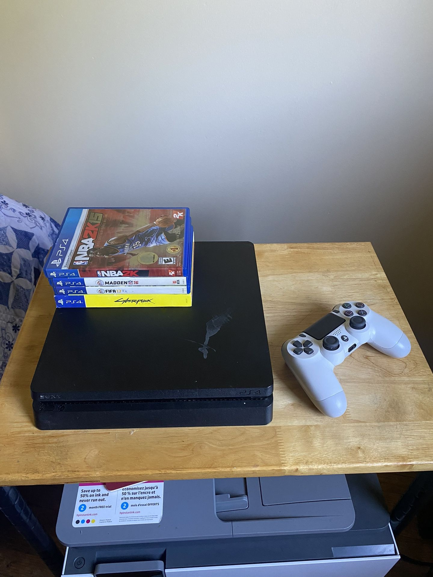 PS4 Slim 1TB Bundle – Great Condition – $145 OBO