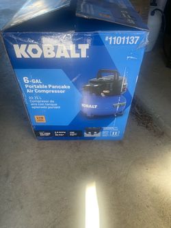 Kobalt 6-Gallon Portable Pancake Air Compressor