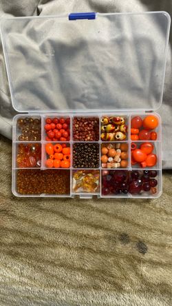 Orange Tone Beads
