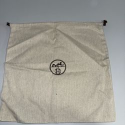 Lot of 3 Designer Dust Bags Hermes Louis Vuitton Dior Valentino Authentic Storage Bags
