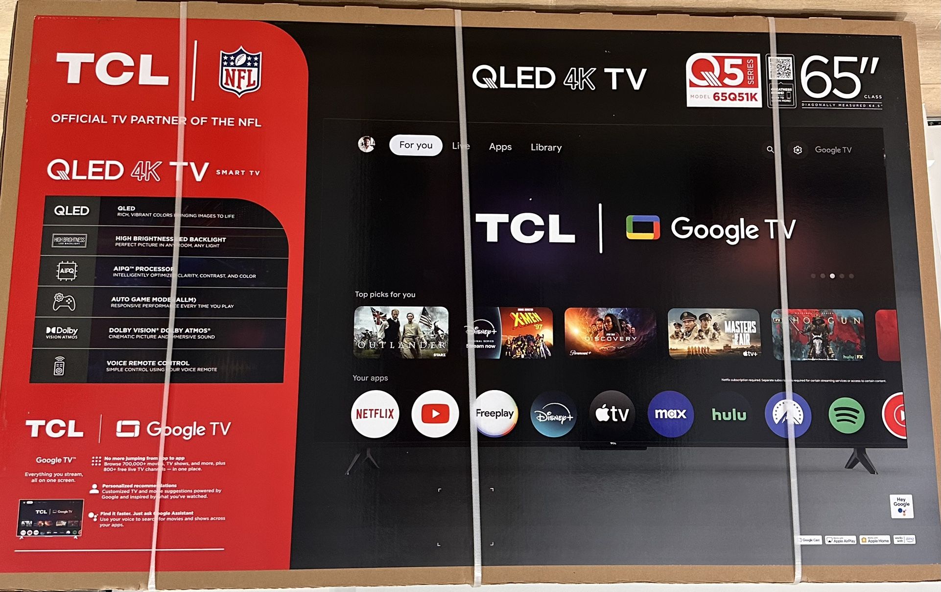 Brand New Tv TLC 65”