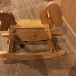 Wooden Rocking Horse