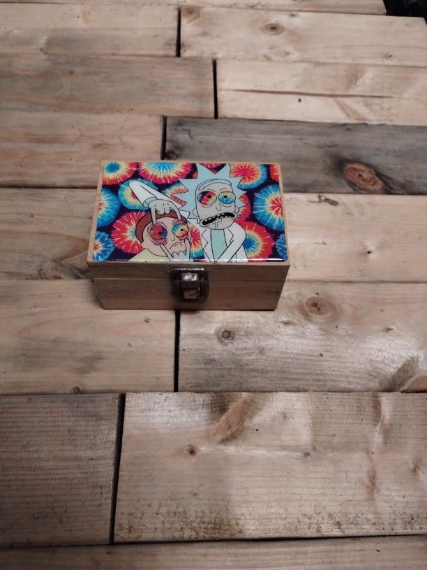 Rick And Morty Stash Box. Smell Proof.