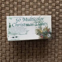 Christmas Collection 50 Multicolor Indoor Outdoor Lights