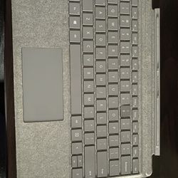 Microsoft surface Pro Type Cover Alcantara- Platinum PLEASE READ DESCRIPTION