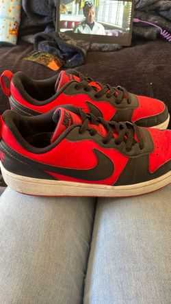 Nike Court Borough Low Sneakers Red Black