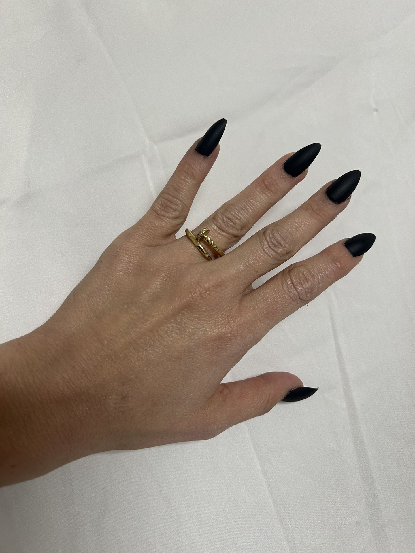 Ring Yellow Gold 14k. Nail