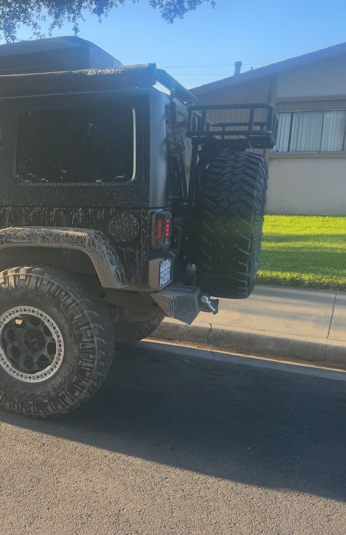 Jeep Spare Tire Basket