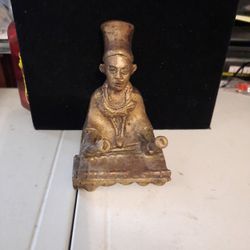 African Bronze Statue 