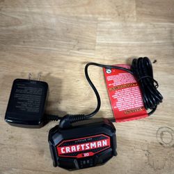 Craftsman Genuine OEM 20 Volt Battery Charger for V20 Series Tools