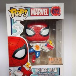 Funko Pop #672 Spider Man With Pizza