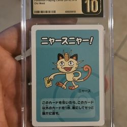 Cgc Prestine 10 Meowth Oldmaid