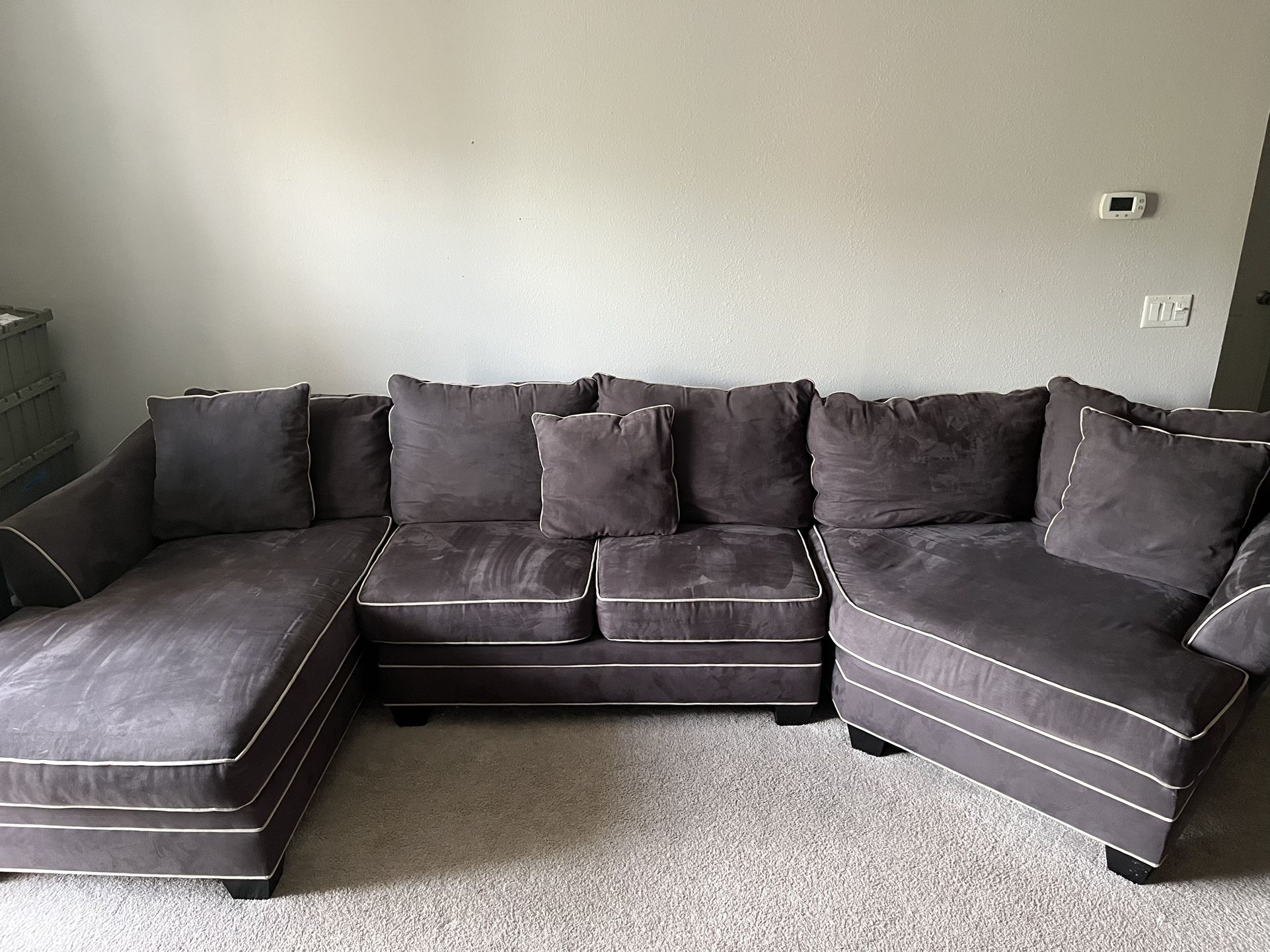 Sectional and Love Seat