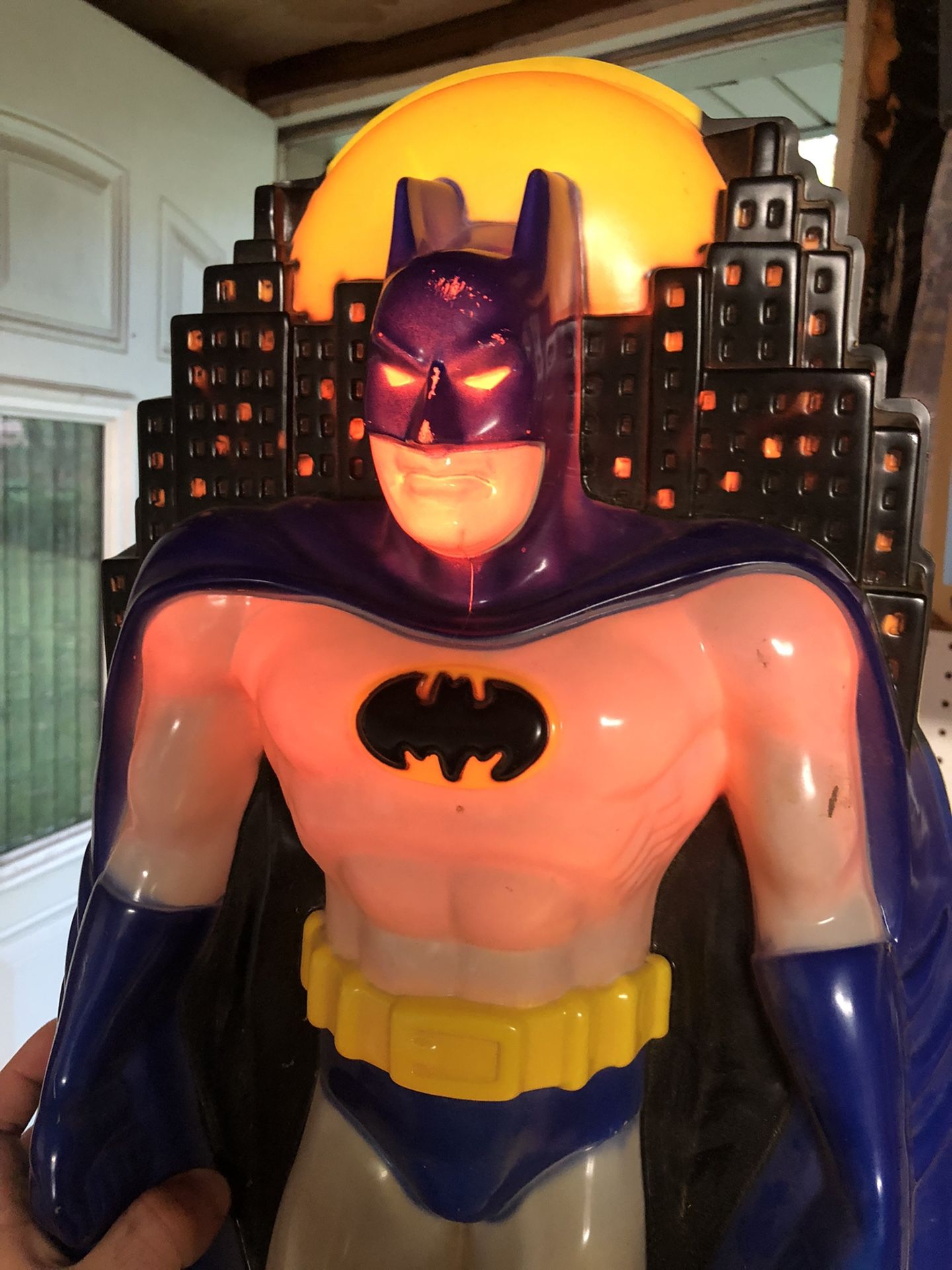 Batman Animated Series Wall Light Sculpture Headlights 1992