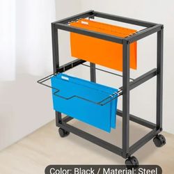 Rolling File Folder Cart