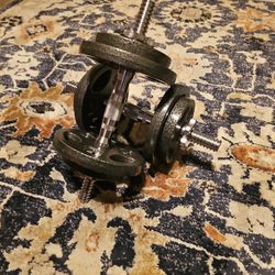 20lb Ajustable Dumbell Set