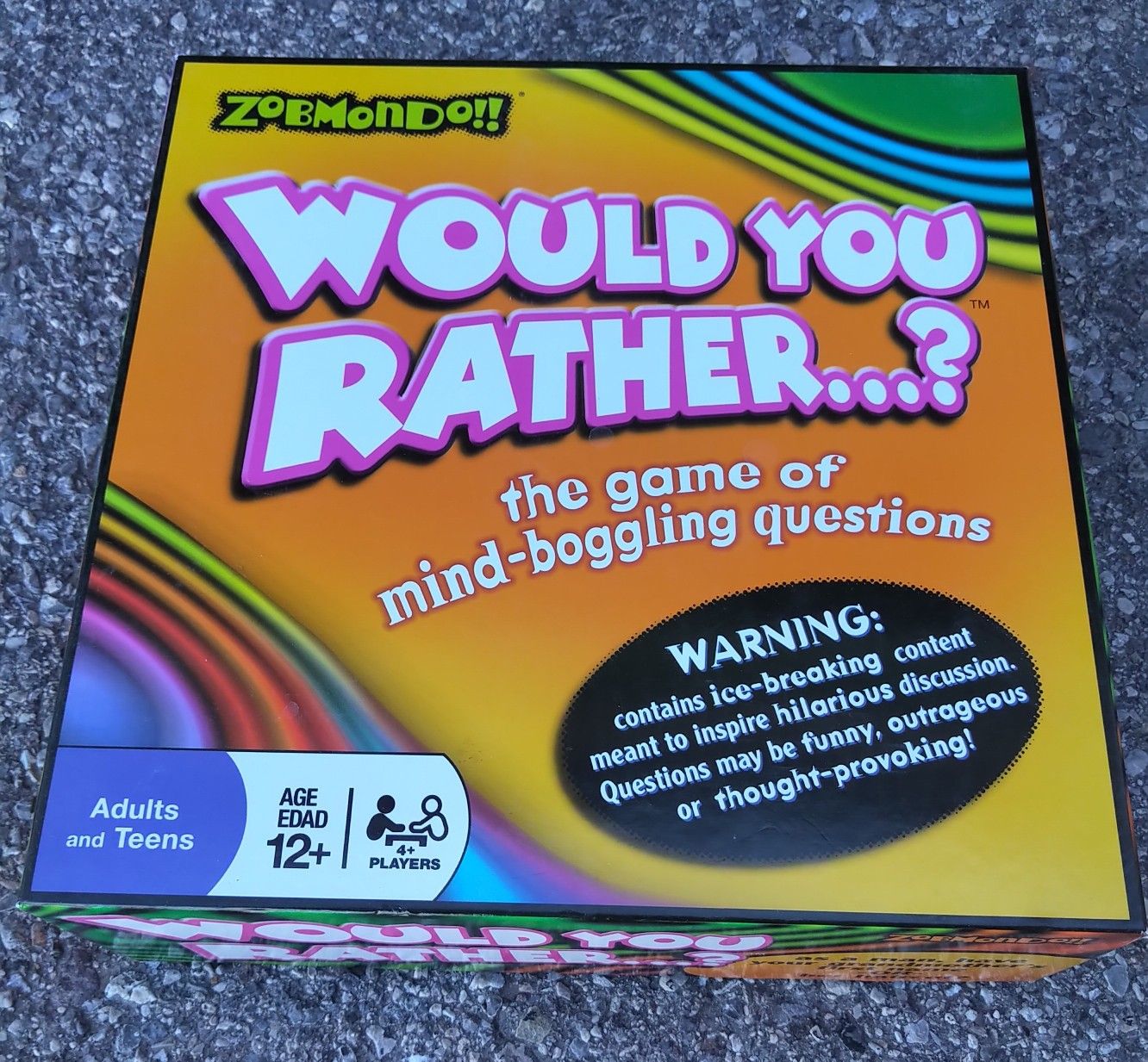 Zobmondo Would You Rather? Board Game