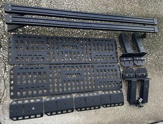 Truck Bed Rack Complete System by TRUKD "T" Series with 12.5" Risers