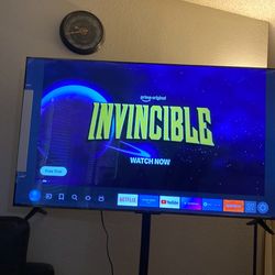 TCL   65 inch tv with stand few months used