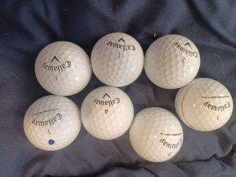 Callaway Chrome Soft golf balls used