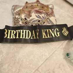 Birthday Crown And Sash