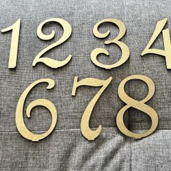 Party Table Numbers