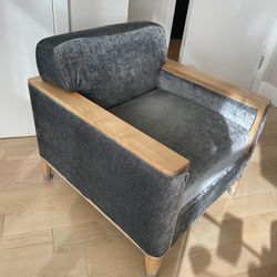 Set Of Two, Stunning MAPLE CLUB CHAIRS, Mcm, Hollywood Regency, Vintage, Antique 