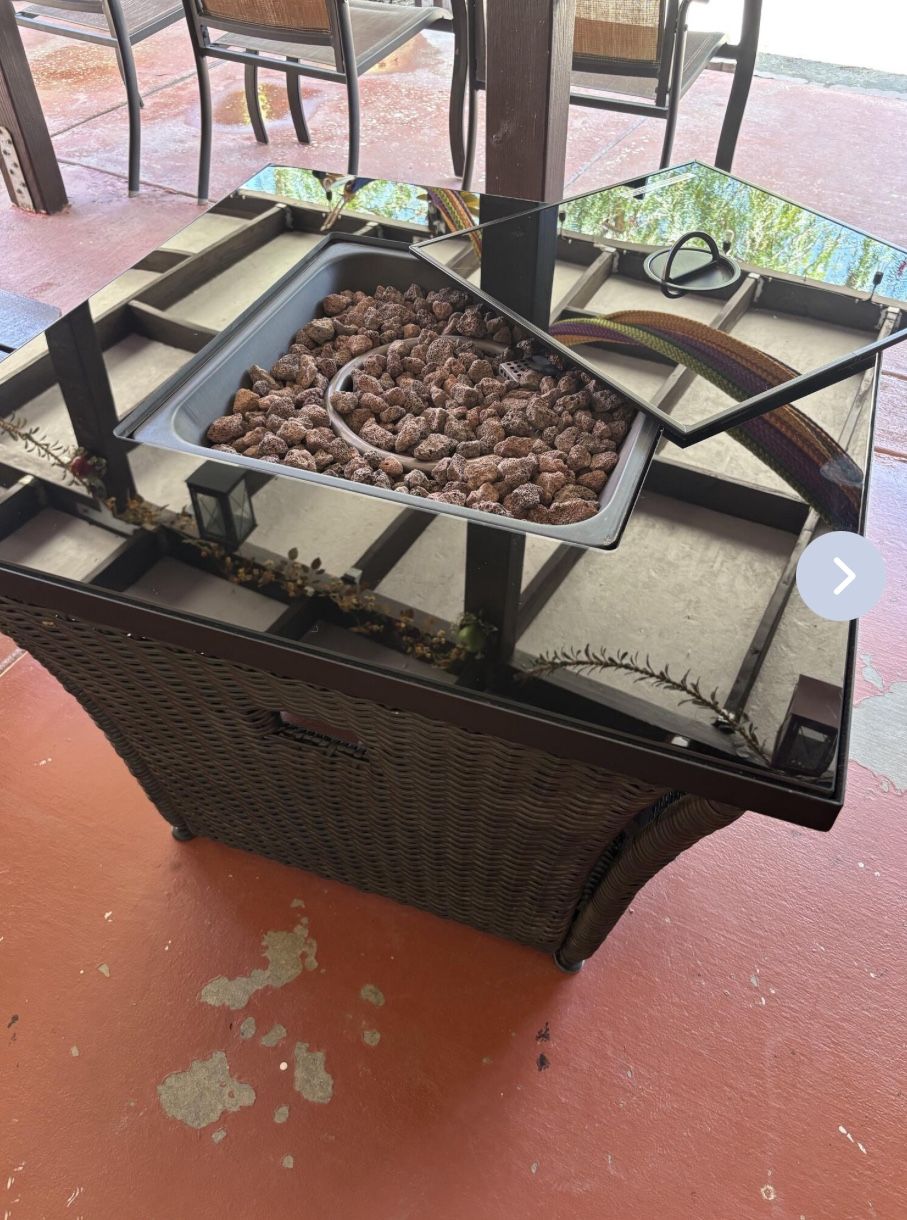 Propane Heater Table
